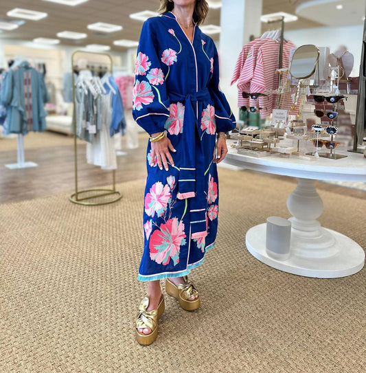 Love V By Jatin Varma - Chandra Long Sleeve Maxi Dress