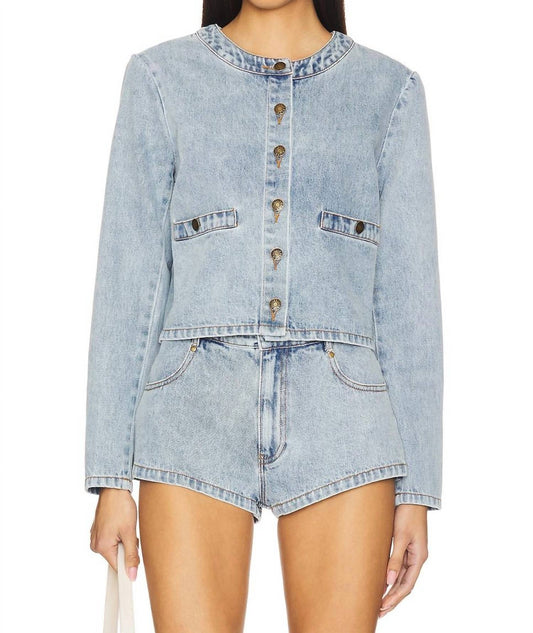 Amanda Uprichard - Long-sleeve Braswell Top