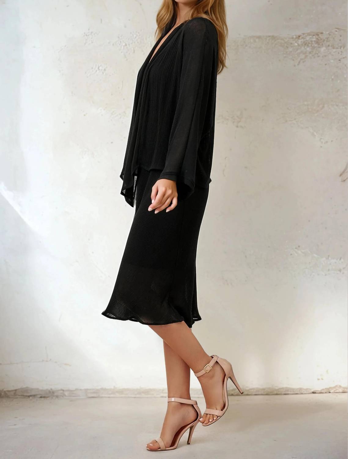 Maven West - Tie Front Kimono