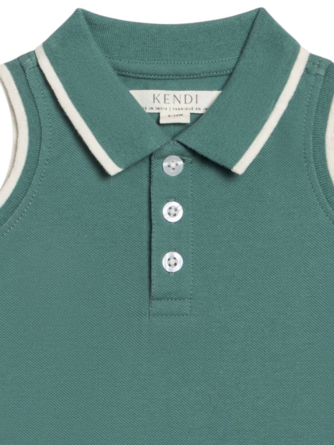 Colored Organics - Girls Annika Pique Polo Tank