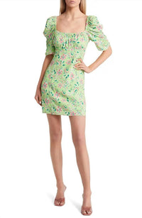 Wayf - Liv Floral Puff Sleeve Dress