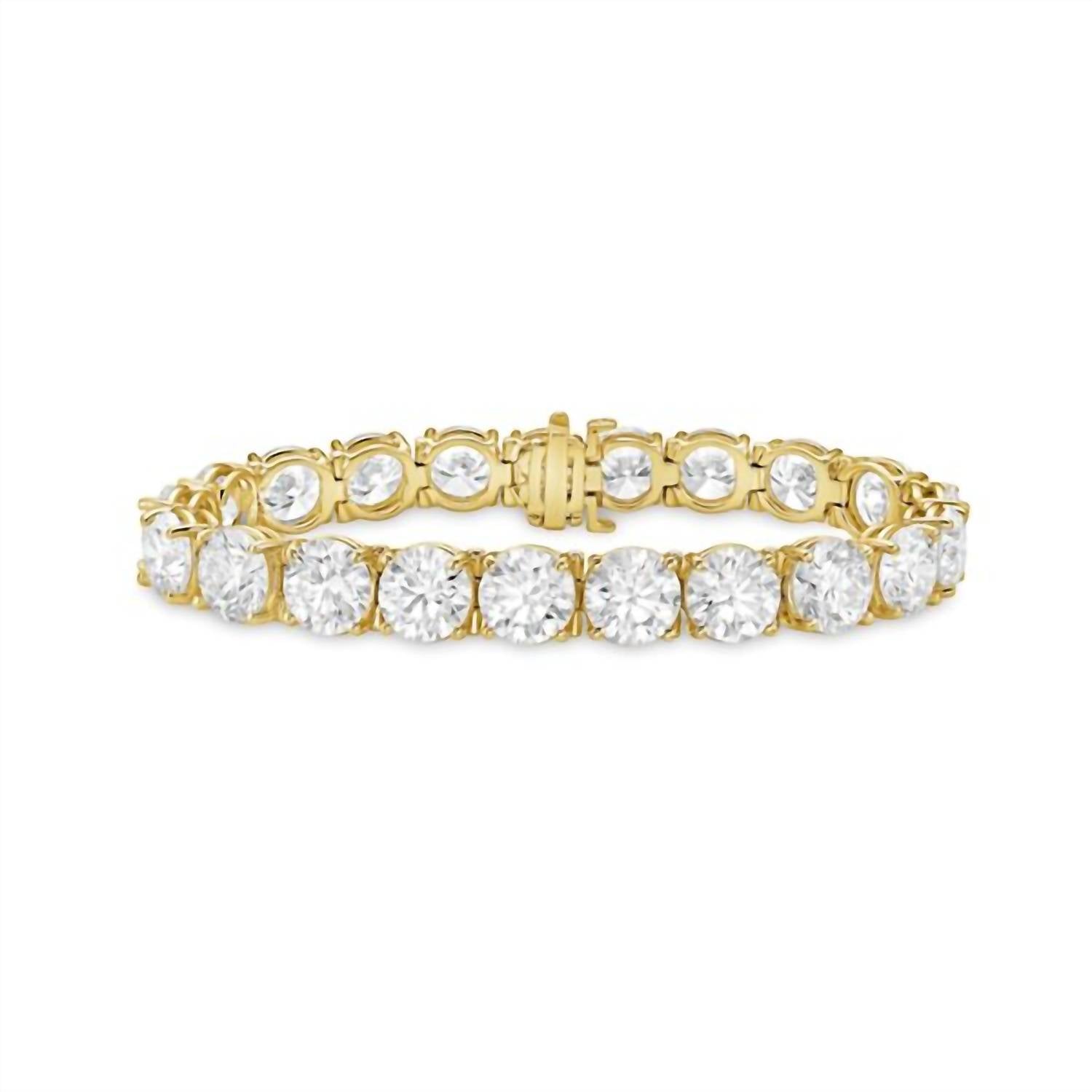 Diana M Jewels - Women's Rare 16.30 Carat Diamond Tennis Bracelet