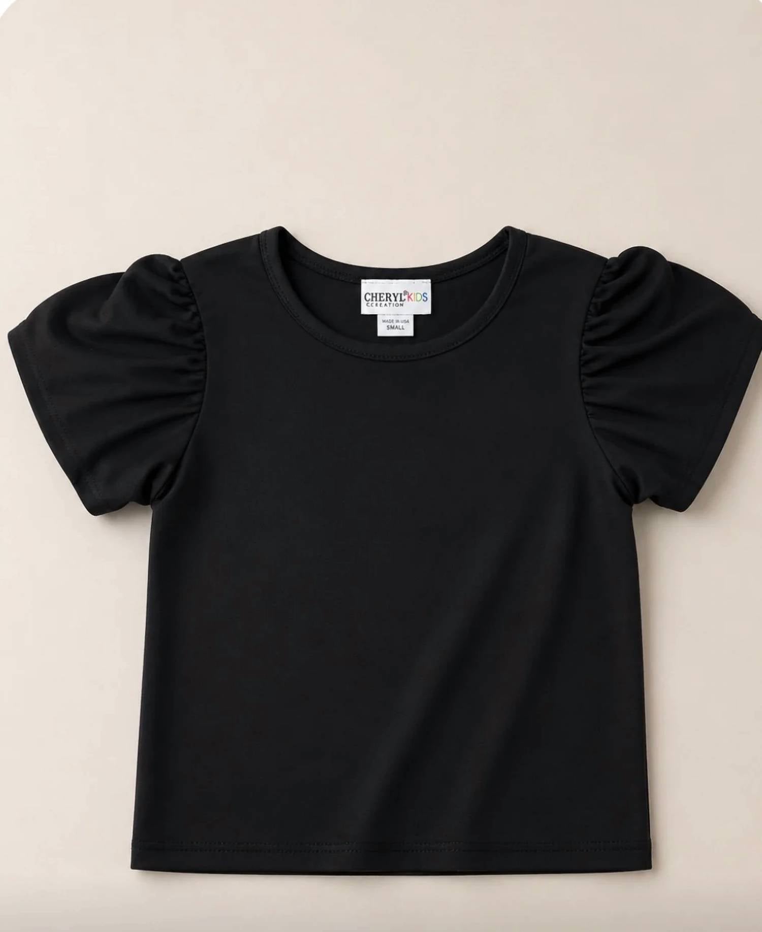 Cheryl Creations - Girl's Bubble Sleeve Shirt