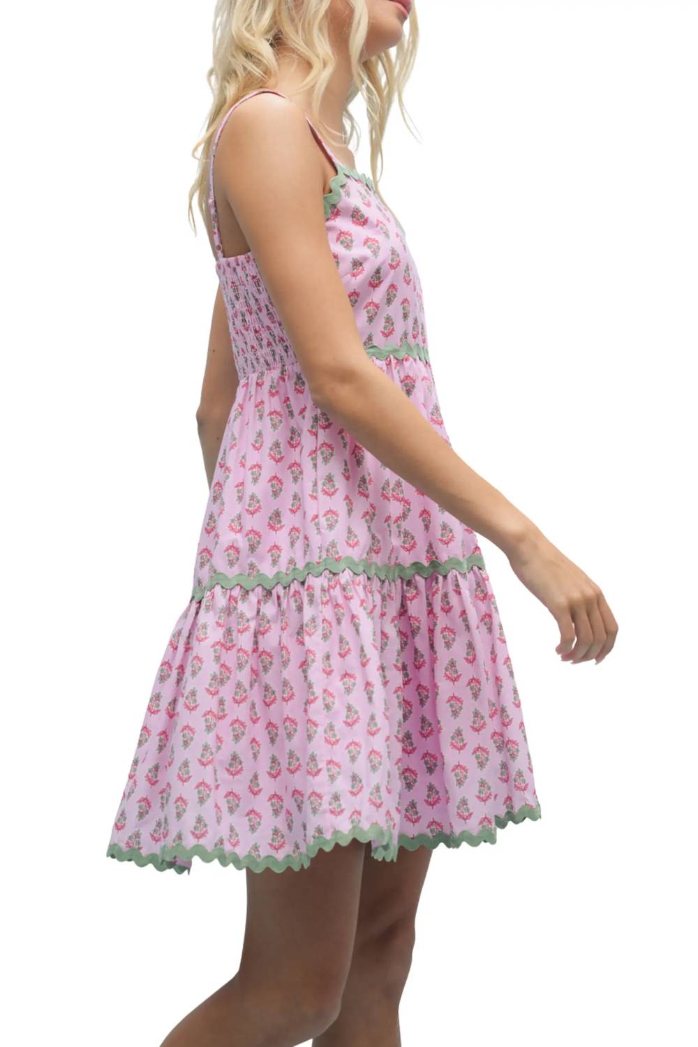 Wishlist - Sweet Garden Tiered Mini Dress