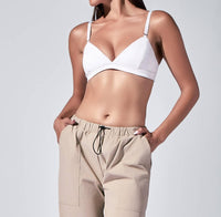 HEROINE SPORT Little Base Sleek Sports Bra in white - women's intimate - alternate view