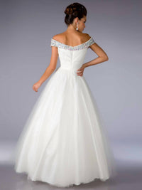 Mac Duggal - Crystal Off the Shoulder Gown