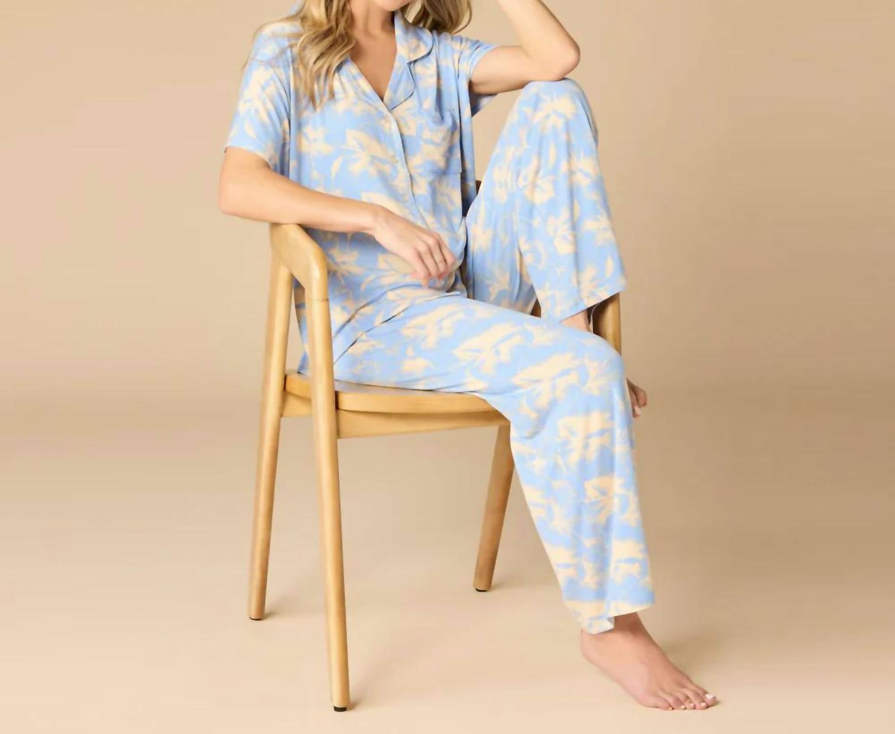 Softies - Caftan Top Cropped Pants Set