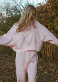 Tcec - Bubblegum Camo Pull-on Sweatshirt