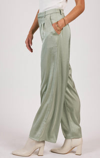 Sage The Label - Satin Wide Leg Pant