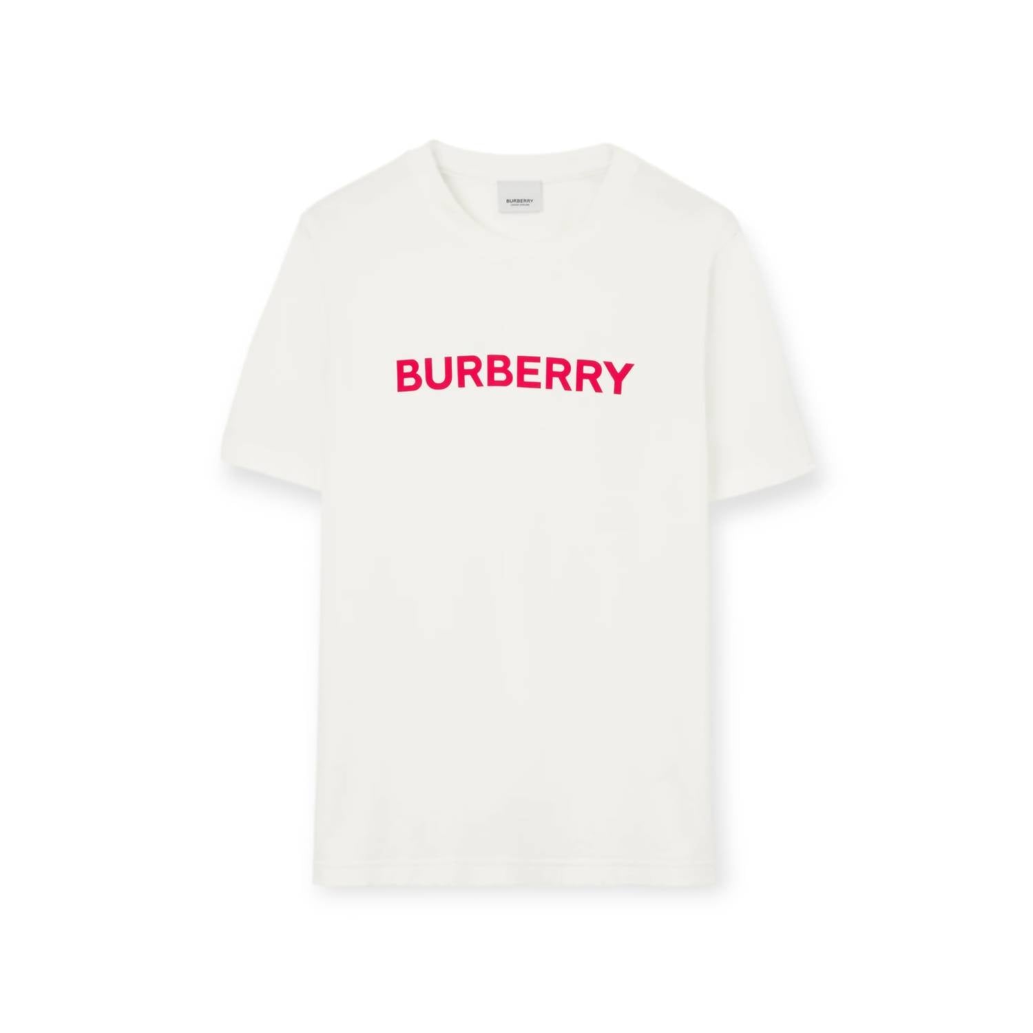 Burberry - Logo Print Cotton T-shirt