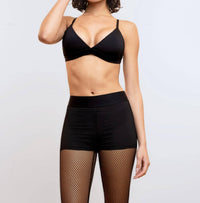 HEROINE SPORT Little Base Sleek Sports Bra in black - women's intimate