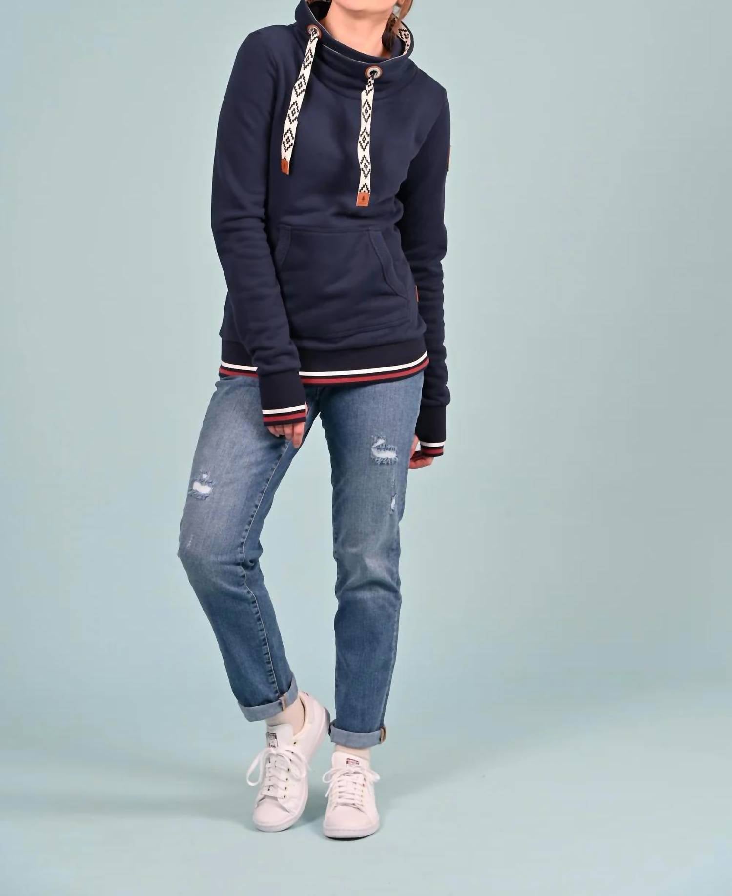 Wanakome - Amika Crew Cowl Neck Hoodie