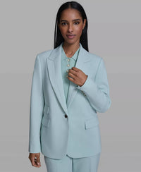 Karl Lagerfeld - Notch Lapel Collar One Button Blazer