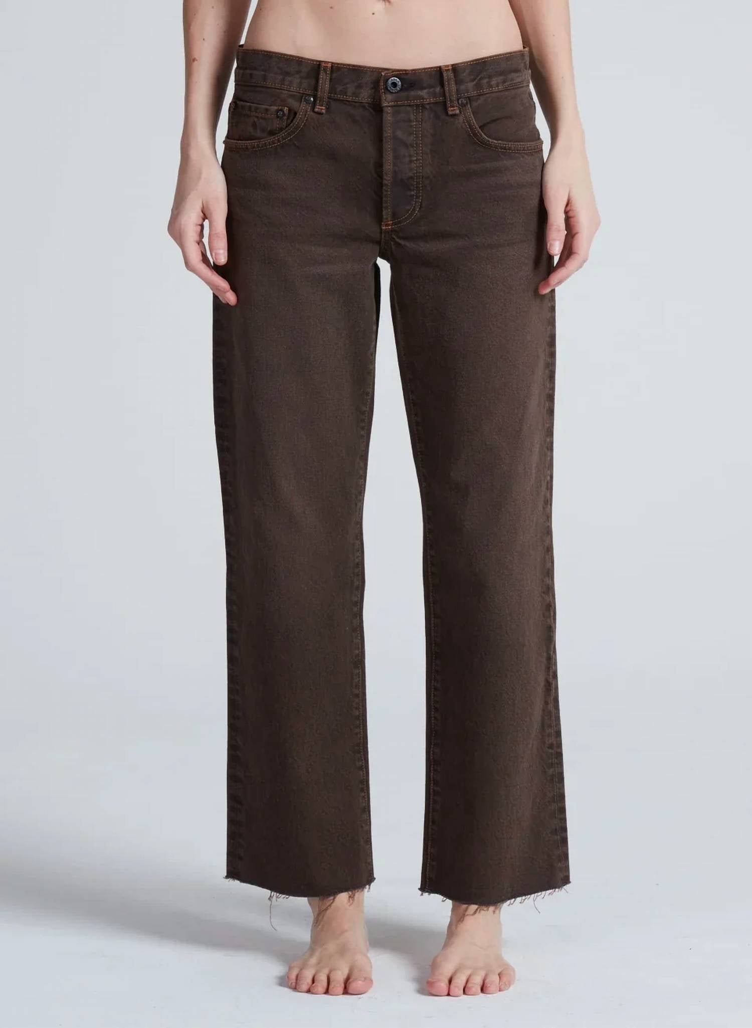 Askk Ny - Low Rise Straight Pants