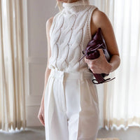 Sablyn - Salvia Cable Turtleneck Sweater