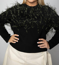 Tanya Taylor - Lexia Feather Sweater - Plus Size