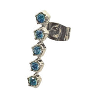 Honeycat - Women's Gemma Crystal Lined Studs