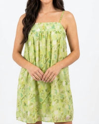 Yellow Lovebirds - Henrietta Mini Dress