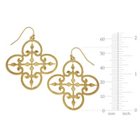 Susan Shaw - Women's Filigree Clover Earrings