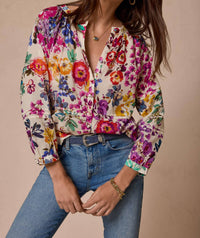 Johnny Was - RAGLAN PINTUCK BLOUSE