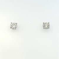 Aamiaa - 1.25 Carat Natural Diamond Round Brilliant Stud Earrings