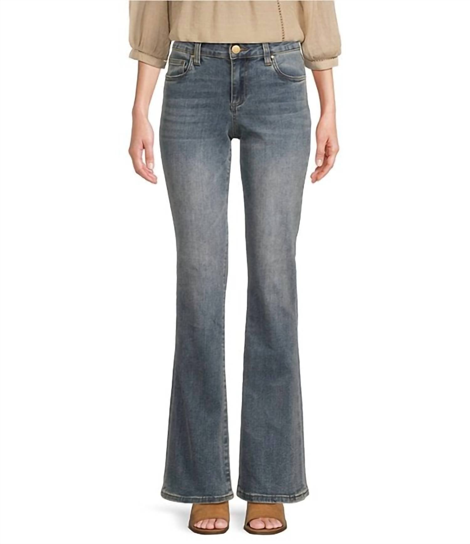 Kut From The Kloth - Mid Rise Bootcut Jeans