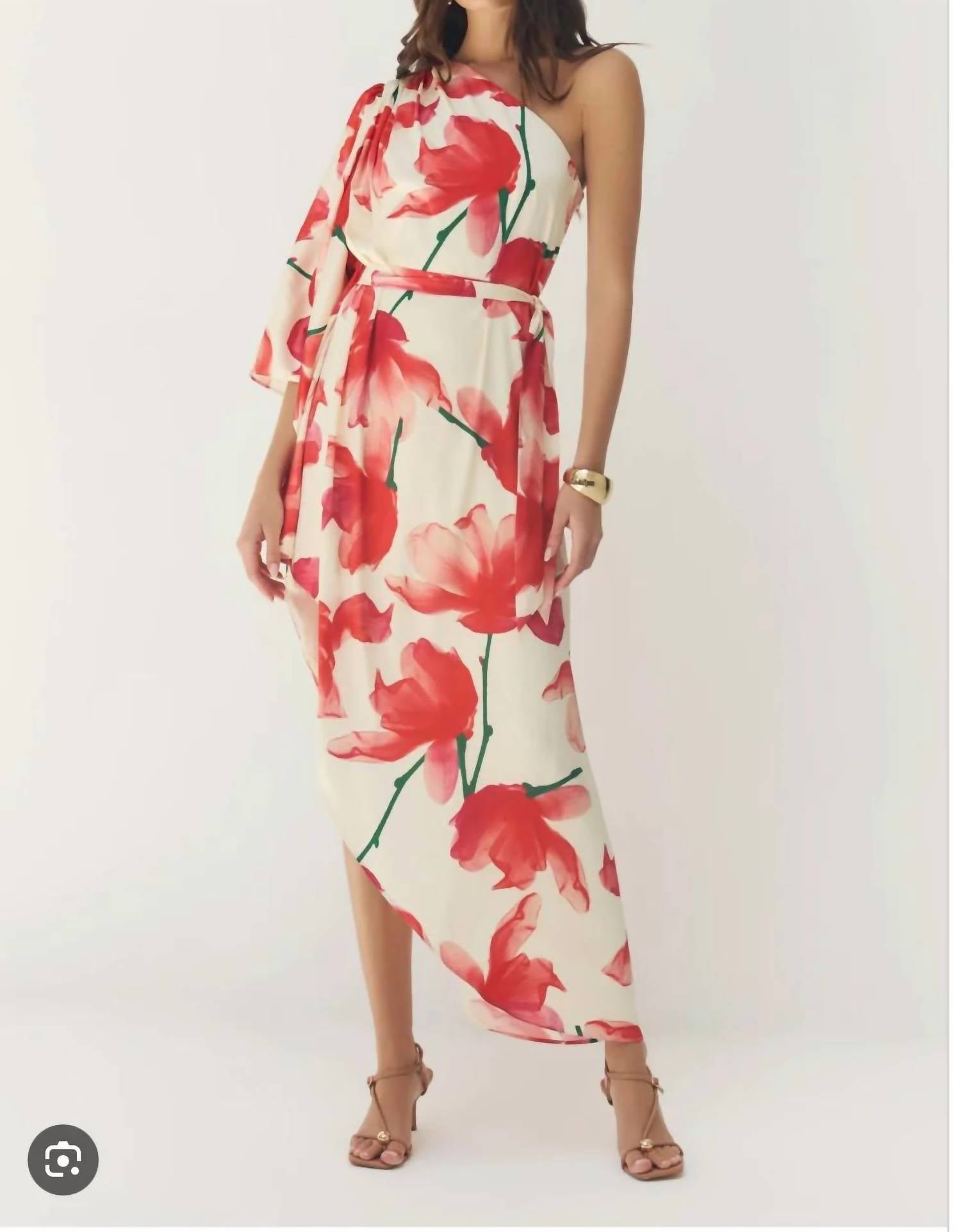 Hutch - Adina One Shoulder Floral Dress