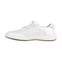 SAS Women's Sporty Lux Lace Up Sneaker in white perf - women's sneaker - detail view