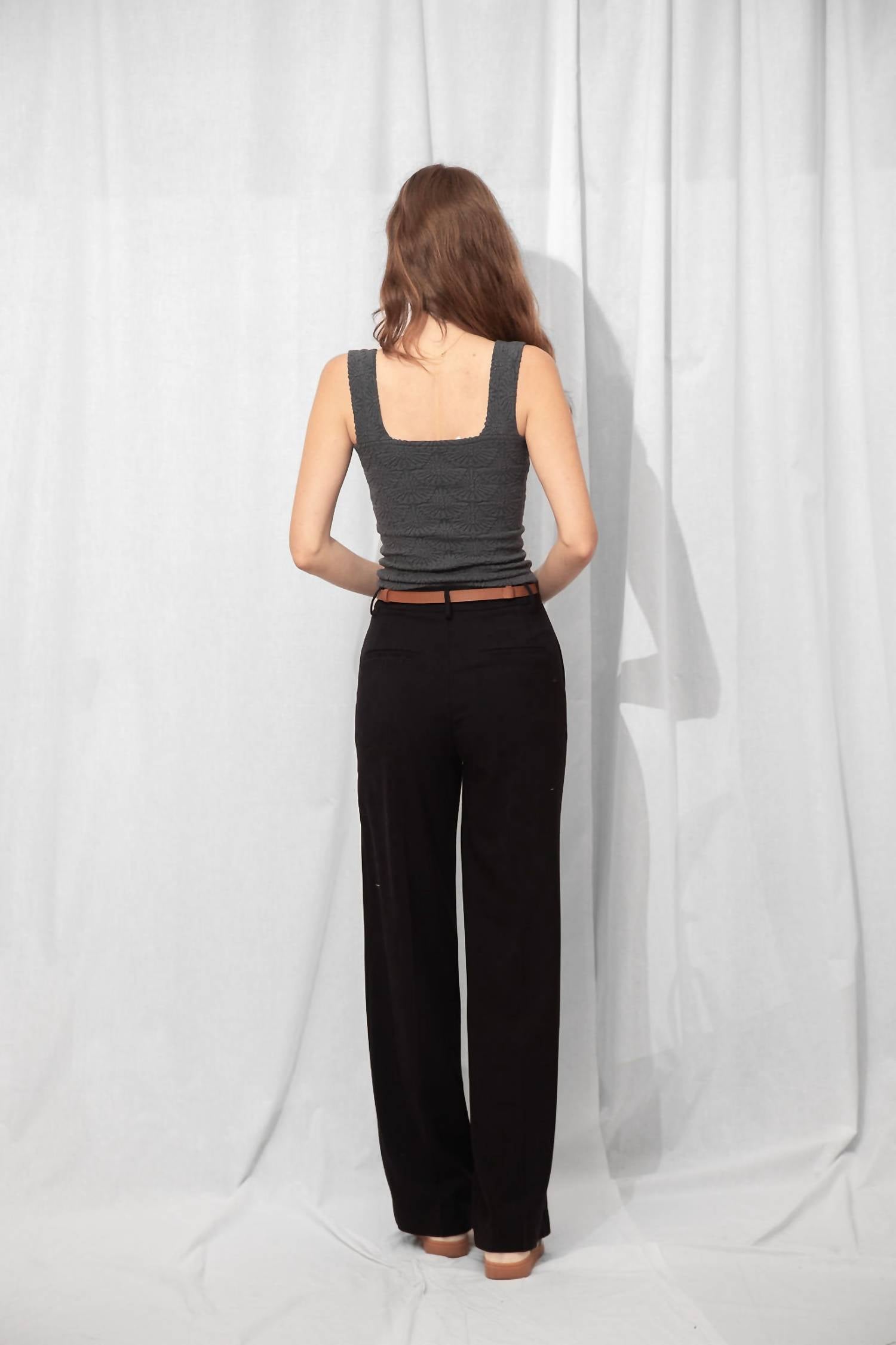 MIOU MUSE Naya Tank Top in stone - women's shirt - detail view