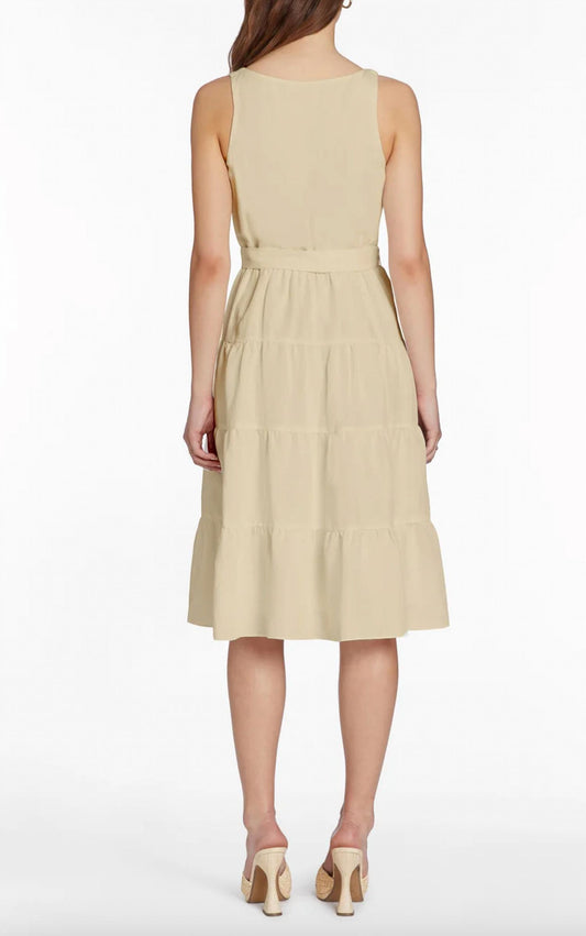 Amanda Uprichard - Cortland Linen Midi Dress