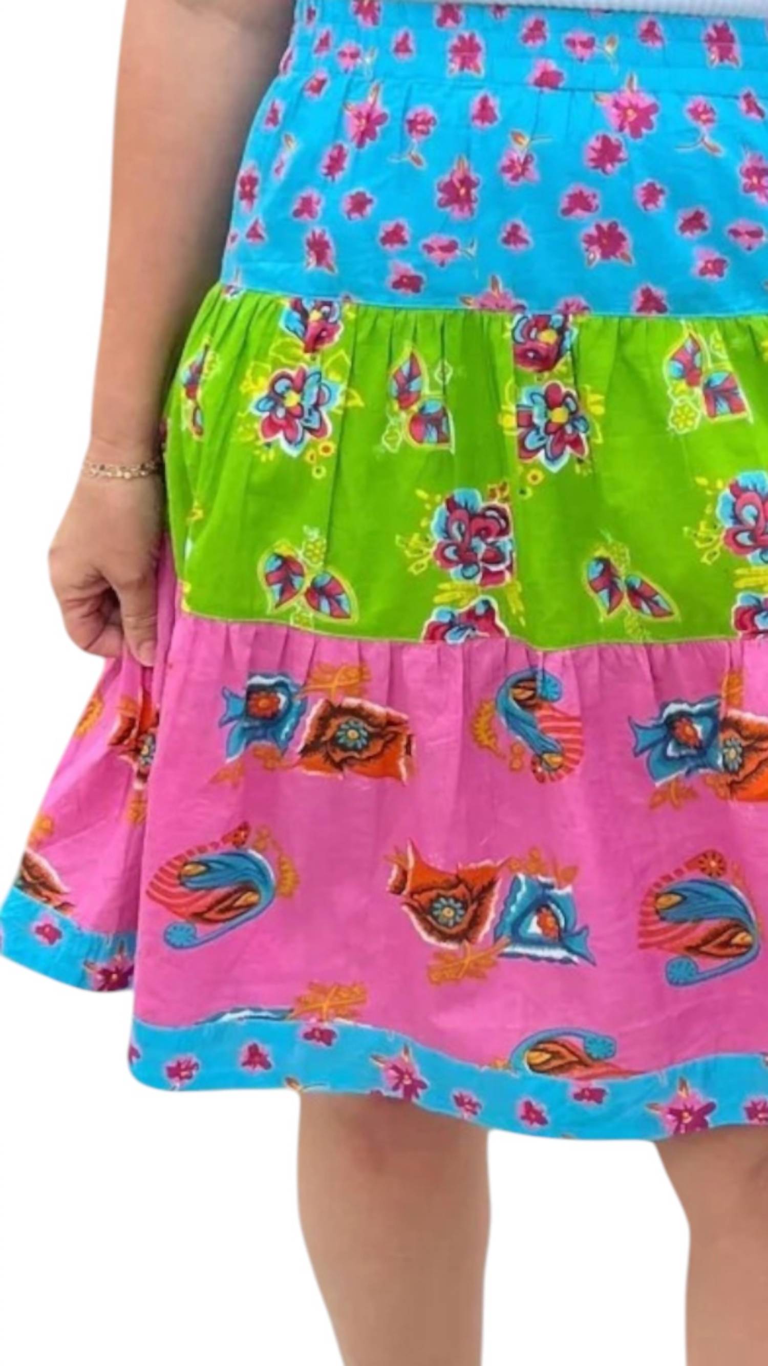 Ivy Jane - Floral Print Tiered Skirt