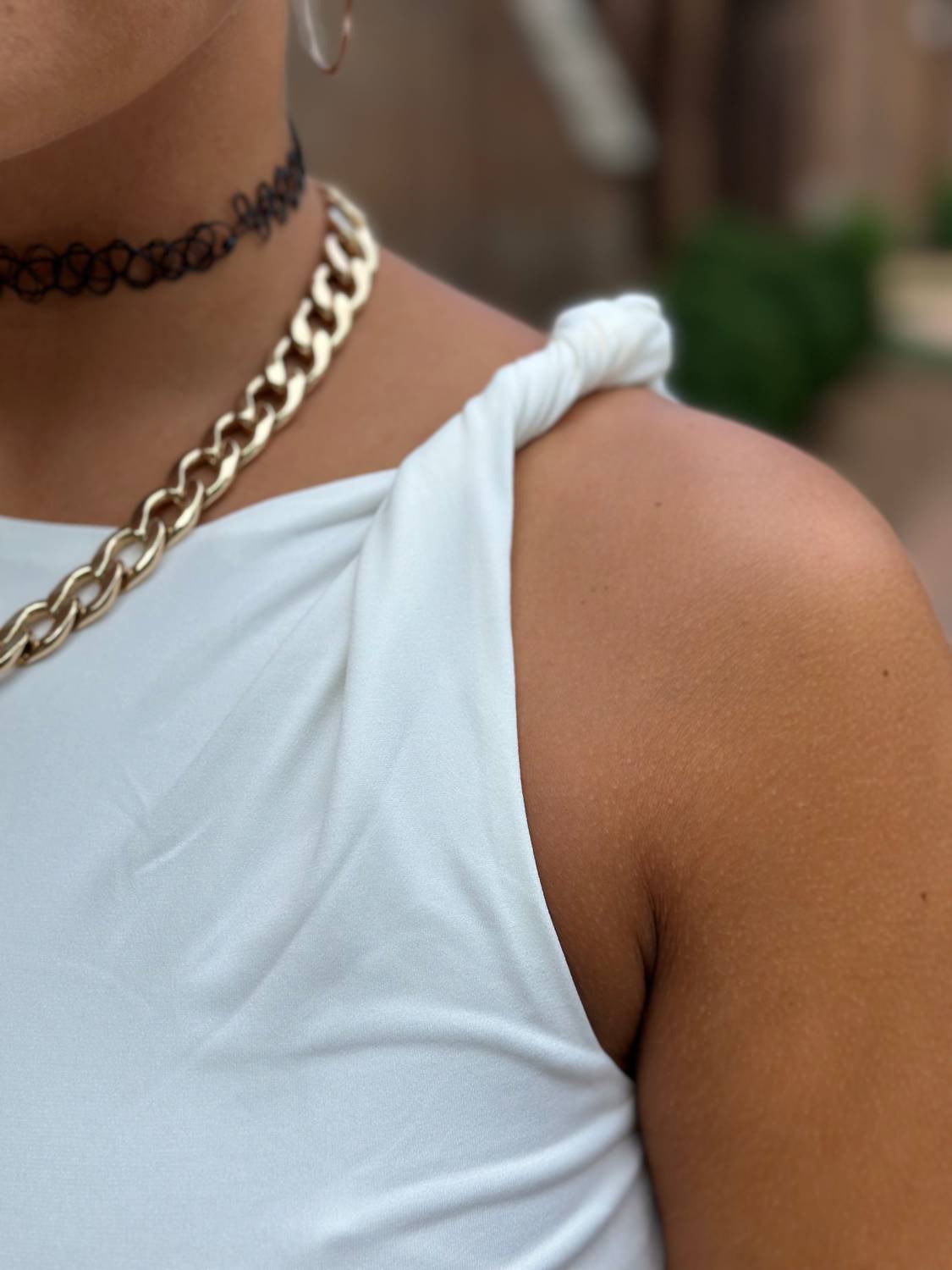 Line And Dot - Cassey Top