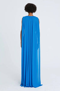 Halston Heritage - Ashley Jersey V-neck Gown