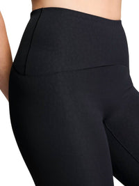 Spanx Embossed Leopard Print Leggings in black - women's pants - alternate view