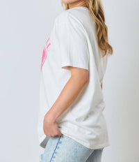 Fantastic Fawn - Sequin Pickleball Basic Short Sleeve Top