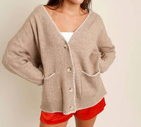 Jacquie The Label - Clara V-neck Cardigan