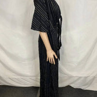 Bcbgmaxazria - Women's Stripe Full Wrap Cut-out Dress