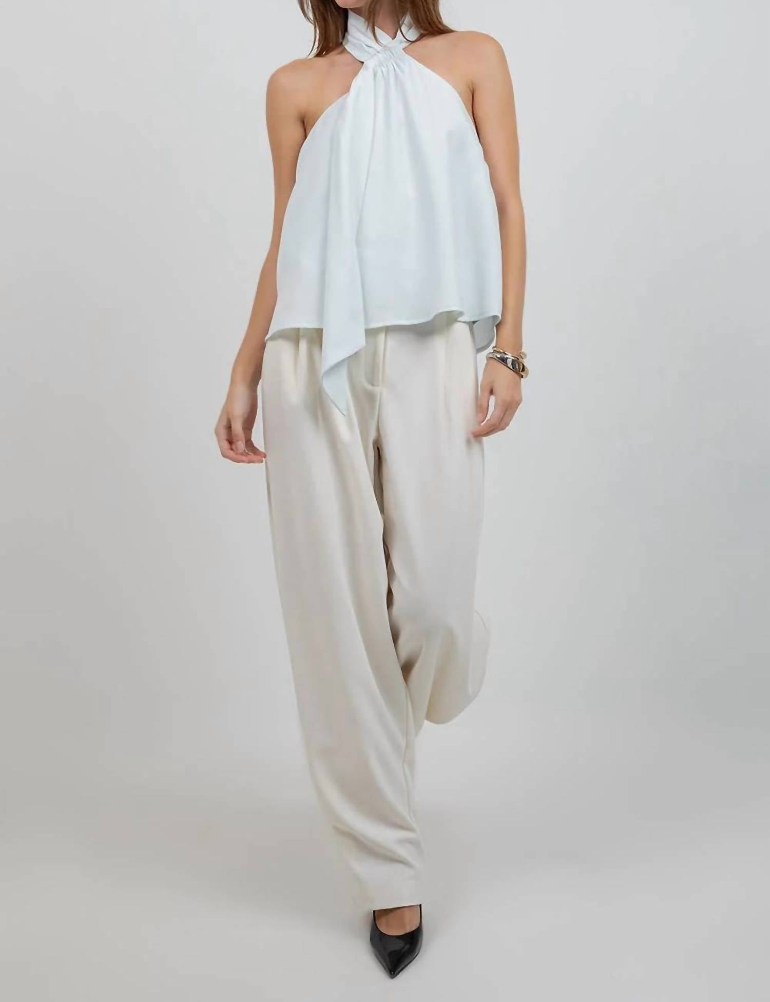 Whiteroom+Cactus - The Isla Halter Scarf Top