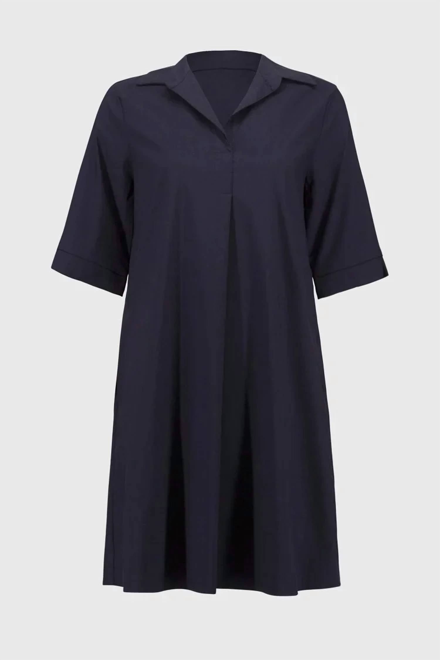 Joseph Ribkoff - Stretch Poplin Trapeze Dress