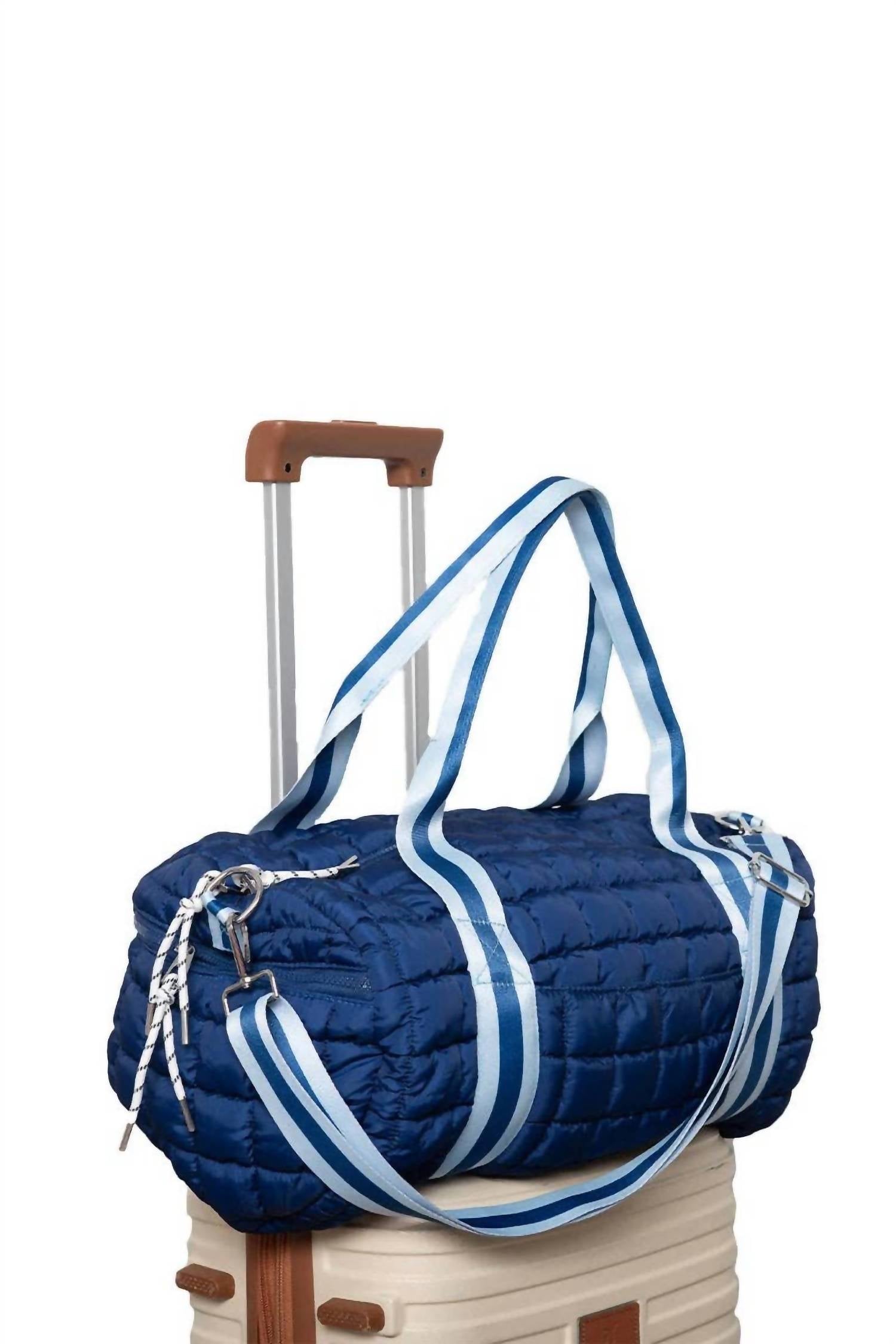 Katydid - Women's Striped Quilted Weekender Bag