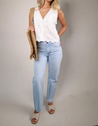 Pistola - Women's Lexi Bowed Straight Leg Jeans