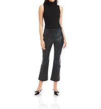 Fifteen Twenty - Sigourney Leather Pintuck Pants