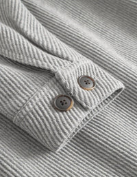 Les Deux Nash Twill Wool Jacket in grey - men's jacket - view 4