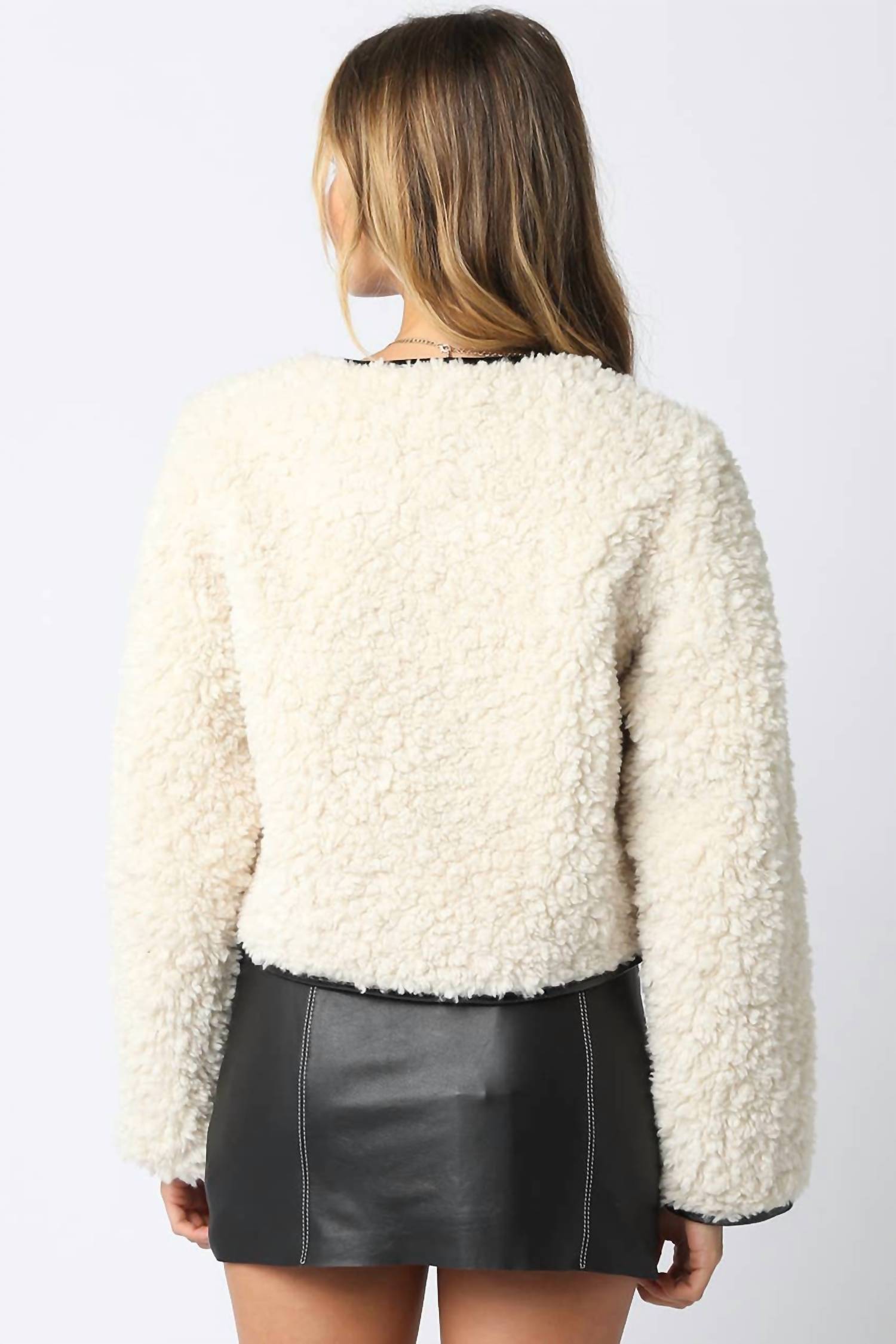 Olivaceous - Alia Shearling Jacket