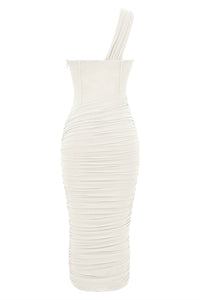 House Of Cb - Valentina Asymmetric Cutout Midi Dress
