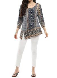 Parsley & Sage - Hilary Scoop Neck Tunic Top