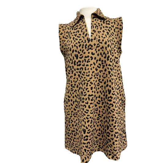 Entro - Leopard Print Sleeveless Mini Dress