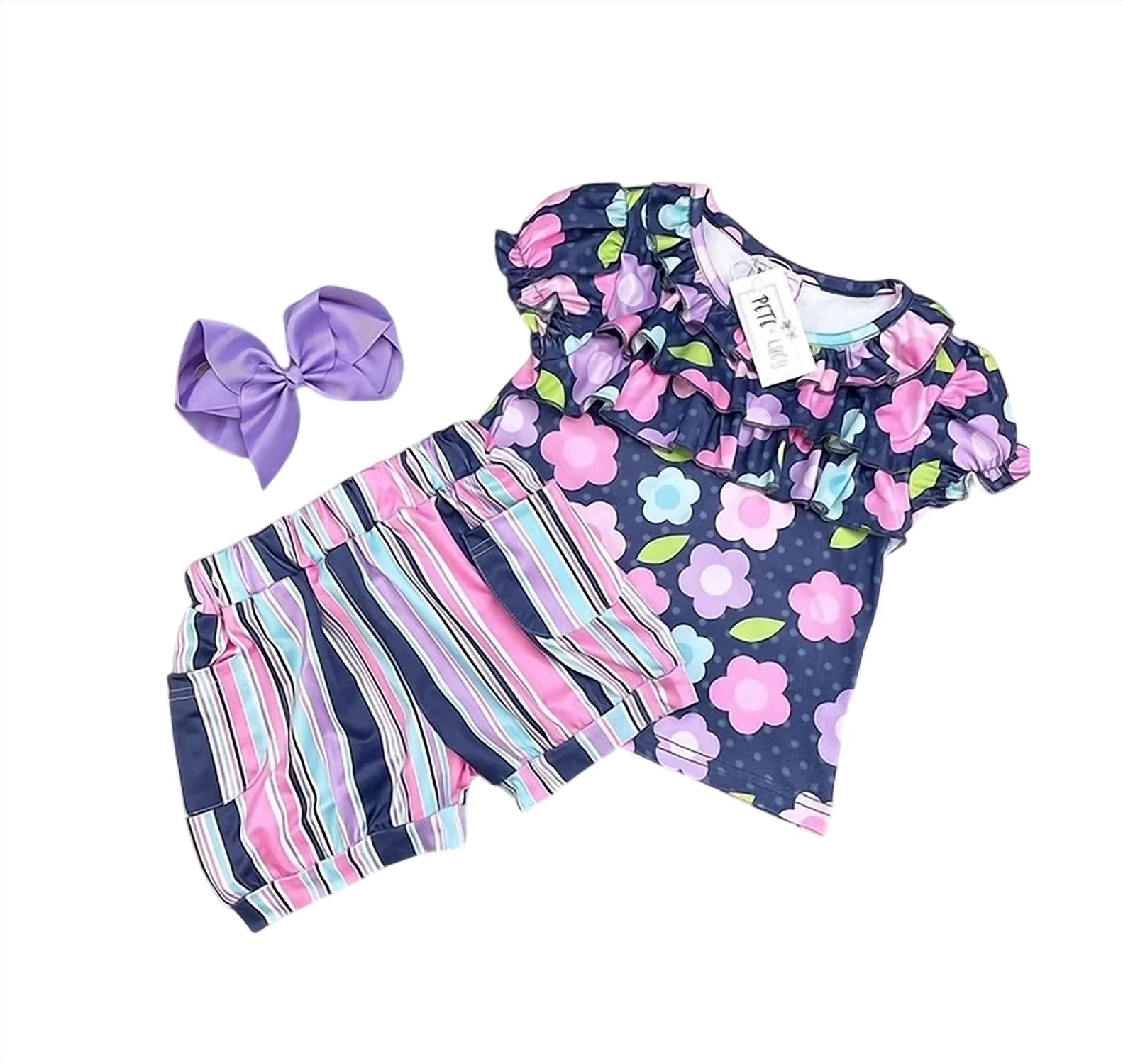Pete + Lucy - Girls Lori Short Set