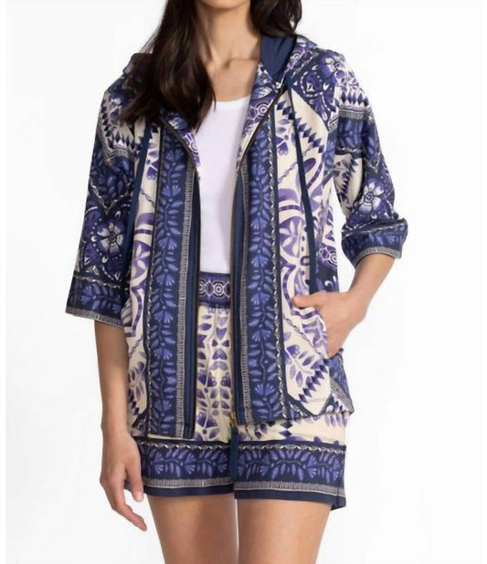 Johnny Was - DOLMAN SHORT SLEEVE HOODIE