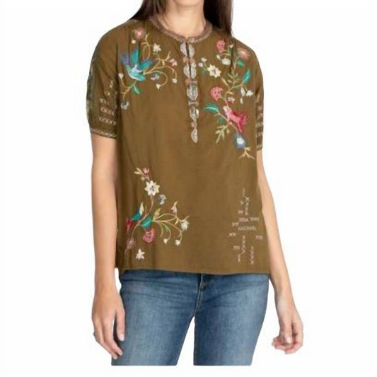 Johnny Was - Zanzibar Short Sleeve Prairie Blouse